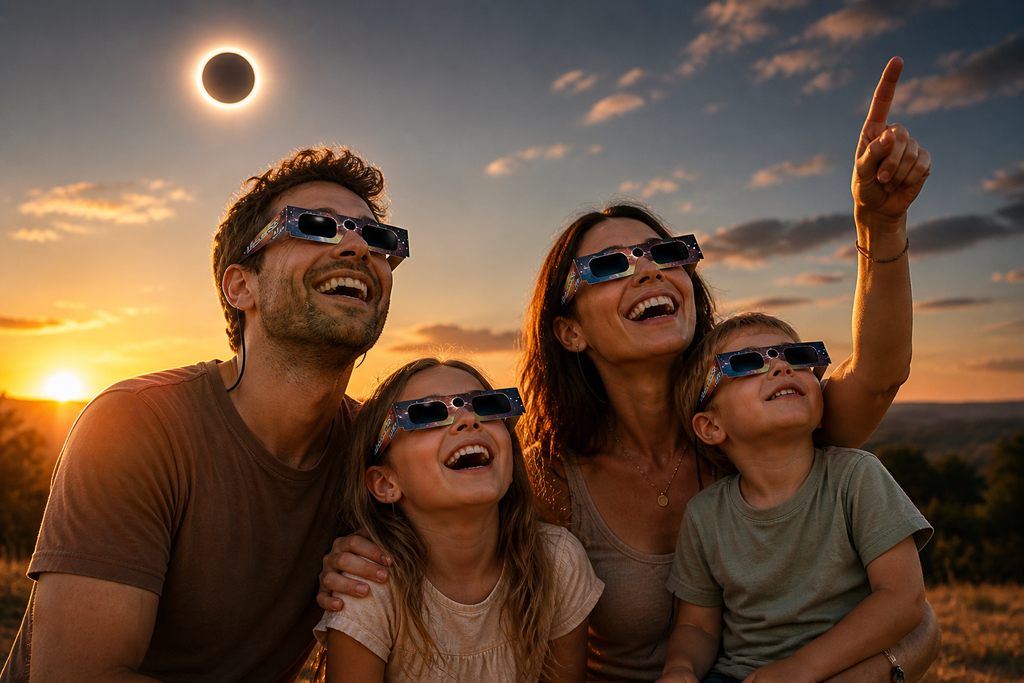 Gafas Eclipse Solar — Pack Grupo × 10
