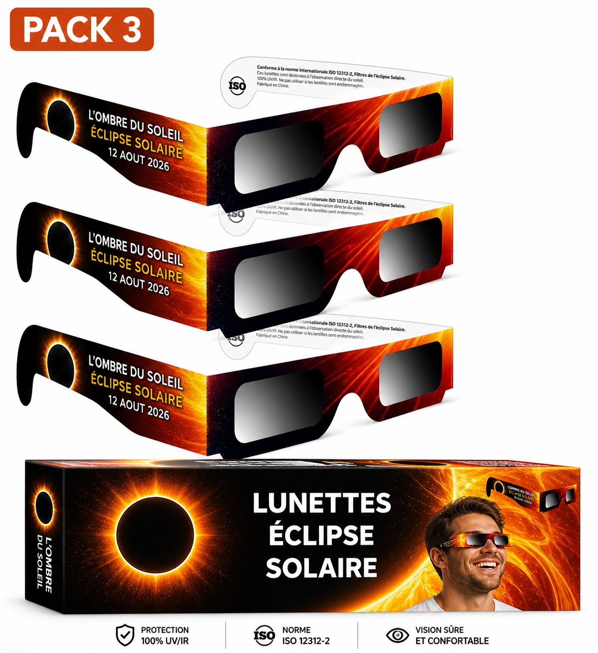 Gafas Eclipse Solar Pack